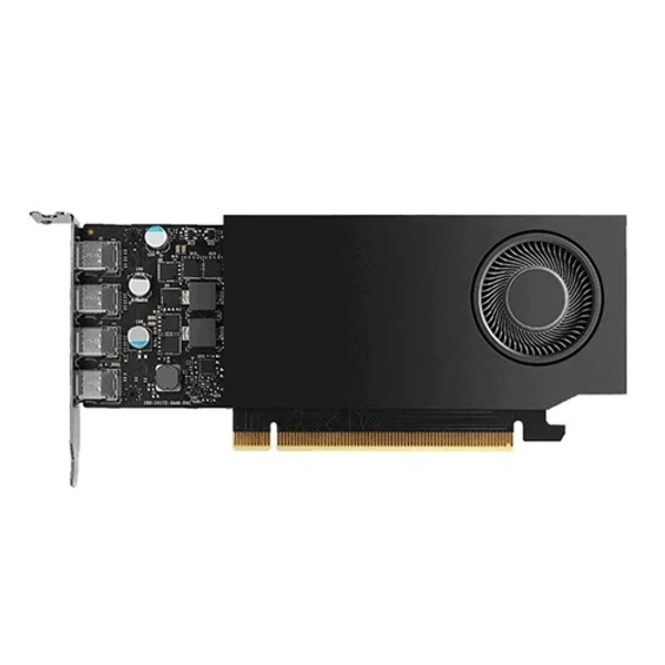Графическая карта Dell NVIDIA® RTX™ A400, 4 ГБ GDDR6, низкопрофильная, PCIe 4.0x8 с 4 портами mini-DisplayPort для профессиональных рабочих станций.