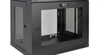 Аксессуар: Настенный коммутационный шкаф Eaton Tripp Lite SmartRack SRW9UG 9U с окном из плексигласа и кабель-менеджментом, глубина 16.5"