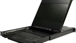 Консоль StarTech.com RKCOND17HD 1U Rackmount KVM с 17.3" Full HD LED дисплеем, Dual Rail, DVI/VGA/USB