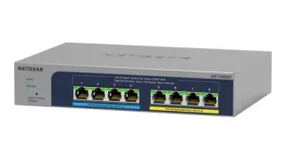 Коммутатор NETGEAR MS108EUP 8-портовый Ultra60 PoE++ Multi-Gigabit (2.5G) Easy Smart Managed с бюджетом 230 Вт