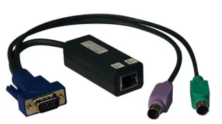 KVM Кабель Eaton Tripp Lite NetCommander B078-101-PS2 Cat5e для PS/2 серверов и KVM-переключателей с RJ-45