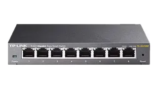 Коммутатор TP-Link TL-SG108E - 8-портовый Gigabit Easy Smart для SMB сетей