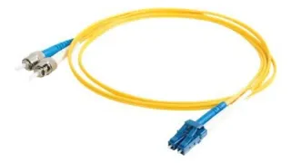 Кабель сетевой C2G 20м LC-ST 9/125 OS1 Duplex Singlemode PVC, желтый