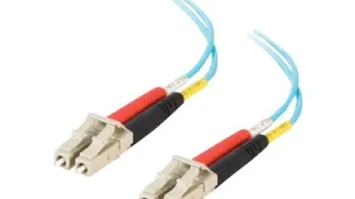 Оптический кабель C2G 50м LC-LC Duplex Multimode OM3 10 Гбит/с 50/125 мкм Aqua