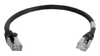 Аксессуар C2G Кабель сетевой патч-корд Cat6a STP Snagless, 9 футов, черный – для 10 Gigabit Ethernet