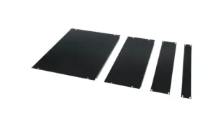 Панель заглушка APC AR8101BLK для управления воздушным потоком в стойке (1U, 2U, 4U, 8U), черная