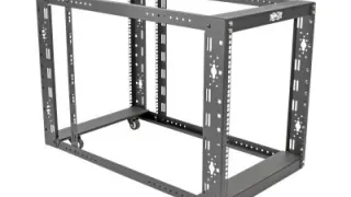 Стойка Eaton Tripp Lite SmartRack 12U 4-Post Open Frame, 19", глубина 36", нагрузка 1000 фунтов, сталь, черный