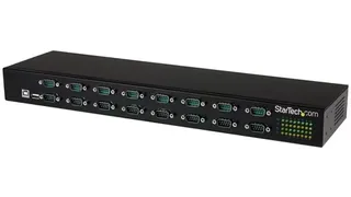 Аксессуар StarTech.com 16-портовый USB-RS232 концентратор с сохранением COM-порта, стоечным монтажом и возможностью последовательного подключения