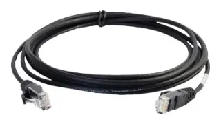 Аксессуар C2G Кабель Ethernet Cat6 Slim, 10 футов, UTP, Snagless, черный для ЦОД
