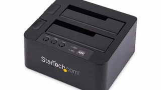 Дупликатор жестких дисков StarTech.com SDOCK2U33RE – автономная док-станция для 2.5"/3.5" SATA HDD/SSD с поддержкой USB 3.2 Gen 1 и eSATA, до 4ТБ
