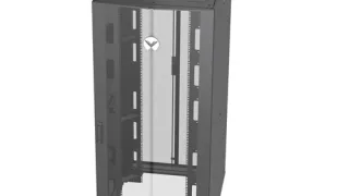 Стоечный шкаф Vertiv VR 42U TAA Compliant – Премиальный, стальной, до 3000 фунтов