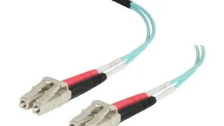 Сетевой кабель C2G 9м LC-LC 50/125 Duplex Multimode OM4 Fiber Optic Aqua - 40 Гбит/с