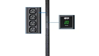 PDU Tripp Lite (Eaton) PDUMV20HV Metered 3.7кВт, 0U вертикальный, 38 розеток (32 C13, 6 C19), 208-240В, NEMA L6-20P, 3м кабель