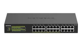 Ethernet Switch NETGEAR GS324P - 24-портовый Gigabit PoE, неуправляемый, для малых и средних офисов, настольный/стоечный