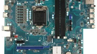 Материнская плата Dell с процессором Intel Core i7-10850H и батареей резервного питания, MPN 90NVT