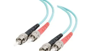 Аксессуар C2G 3м ST-ST 10Gb OM3 Duplex Multimode Оптоволоконный Кабель Aqua 50/125 PVC