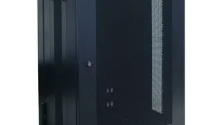 Настенный шкаф Eaton Tripp Lite SmartRack SRW18US 18U 19" с откидной конструкцией и регулируемой глубиной, черный