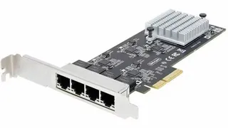 Сетевая карта StarTech.com 4-Port 2.5G NBASE-T PCIe с Intel I225-V, Quad-Port Ethernet, Multi-Gigabit NIC для серверов