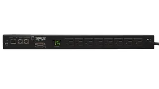 PDU Eaton PDUMNH15 Monitored 1U Rack-Mount – 8 розеток NEMA 5-15R, 120V/15A, удаленное управление и защита от перегрузок
