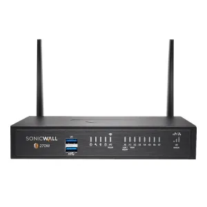 Межсетевой экран SonicWall TZ270W Wireless – комплексное решение безопасности для малых офисов и филиалов с 8 портами Gigabit Ethernet, Wi-Fi 802.11ac и пропускной способностью 2 Гбит/с.