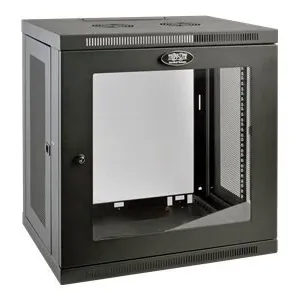 Стойка серверная Tripp Lite SmartRack SRW12UG 12U, настенная, низкопрофильная, глубина 16.5", с акриловым окном, черная