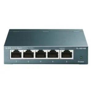 Ethernet-коммутатор TP-Link TL-SG605 - 5 портов Gigabit Ethernet, настольный, безвентиляторный, металлический корпус