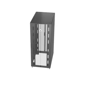 Стоечный шкаф Vertiv VR - 42U с ударопрочной упаковкой, 3000 фунтов статической нагрузки, для серверов и сетевого оборудования