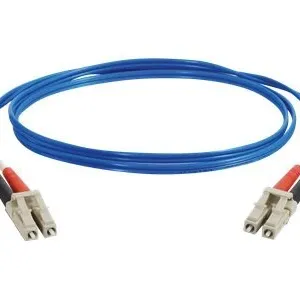 Оптоволоконный кабель C2G LC-LC Duplex Multimode OM1 (62.5/125 µm) 3м, синий PVC