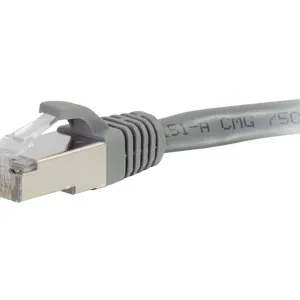 Аксессуар C2G 3ft Cat6a Snagless Shielded (STP) сетевой патч-кабель - серый, для 10 Gigabit Ethernet, RJ-45, медь