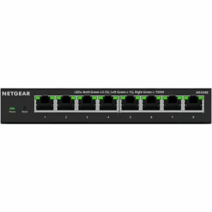 Ethernet Switch NETGEAR MS308E Easy Smart Managed 8-портовый 2.5 Gigabit для офиса и дома