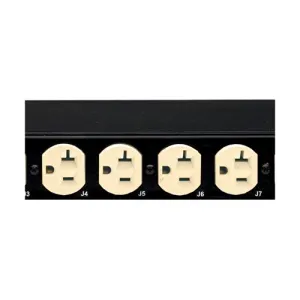 PDU Eaton Basic EBA201-10 для стойки 0U, 5.76 кВт, 24 розетки 5-20R, NEMA L14-30P
