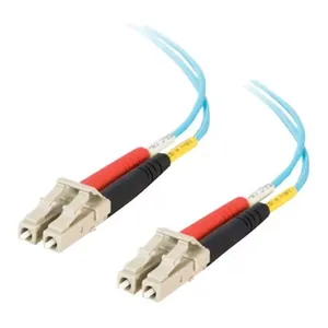 Оптоволоконный кабель C2G 8м (26.25 футов) LC-LC 10Gb 50/125 OM3 Duplex Multimode Aqua – для высокоскоростных сетей