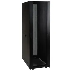 Стоечный шкаф Eaton Tripp Lite SR45UB SmartRack 45U 19" для серверов, с дверями и боковыми панелями, нагрузка до 1360 кг, черный