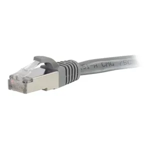 Аксессуар C2G 15ft Cat6a Snagless Shielded (STP) Ethernet Patch Cable - Gray для 10 Gigabit сетей, RJ-45, медь