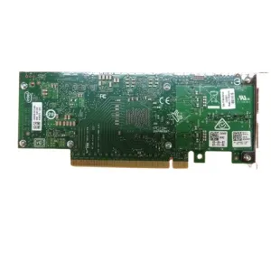 Аксессуар Dell Intel® E810 Dual Port 100GbE QSFP28 Адаптер, PCIe Low Profile, с максимальной пропускной способностью 100 Гбит/с для высокоскоростных сетевых решений.