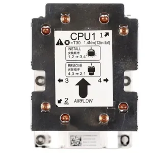 Аксессуар Dell R5NN8: Сборка радиатора и вентилятора для эффективного охлаждения CPU (CPX-R5NN8)