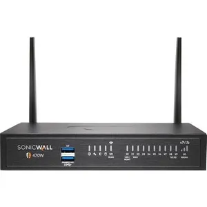 Межсетевой экран SonicWall TZ470W Wireless Network Security/Firewall Appliance с Wi-Fi 802.11ac, 8 портами 2.5 Gigabit Ethernet и расширенной защитой от угроз