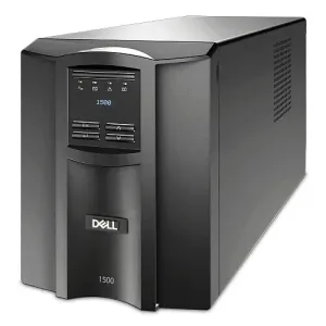 ИБП Dell-APC Smart-UPS 1500VA Tower (1000W) с чистой синусоидой, 8 розетками NEMA 5-15 и удаленным управлением SmartConnect для серверов и сетей.