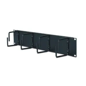 Аксессуар APC by Schneider Electric AR8426A – Горизонтальный кабельный органайзер 2U для эффективного управления кабелями в стойке.