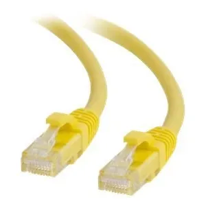 Патч-корд C2G Cat6a Snagless UTP, 15 футов, желтый, 10 Гбит/с для 10GBase-T сетей