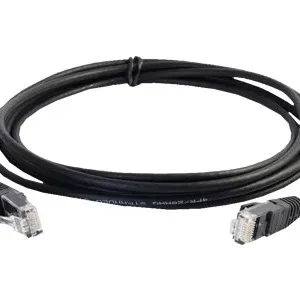 Сетевой кабель C2G 5ft Cat6 Slim UTP Snagless (28 AWG) — черный патч-корд для ЦОД