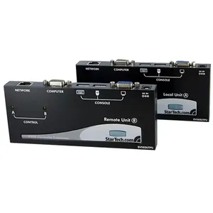 KVM-удлинитель StarTech.com SV565UTPU USB VGA по CAT5 UTP - 500 футов, 2 ПК, XGA