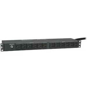 PDU Tripp Lite PDU2430 Basic 2.9кВт, 24 розетки NEMA 5-15R, 1U горизонтальный монтаж, вход NEMA L5-30P