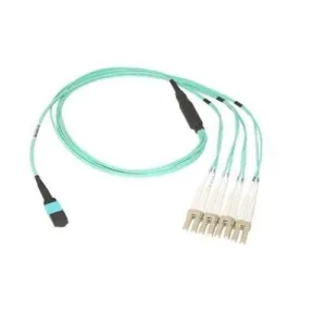 Кабель Dell Networking MPO на 4xLC Fiber Breakout, многомодовый OM4, 3 метра для высокоскоростных сетей