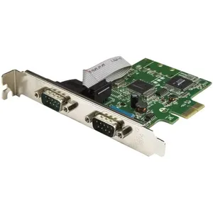 Аксессуар StarTech.com PEX2S1050 - 2-портовая карта PCI Express Serial с UART 16C1050 RS232, низкопрофильная