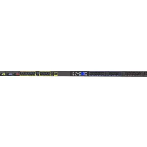 PDU Eaton Metered Input 0U Rack ePDU (EMI310-10) с 37 розетками (30x C13, 6x C19, 1x 5-20R), NEMA L21-30P, 8.64 кВт, 120/208В, 24А, 3-фазный, 10 футов