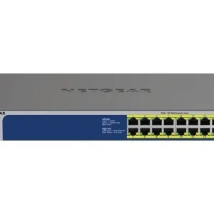 Ethernet Switch Netgear GS516PP - 16-портовый неуправляемый Gigabit PoE+ коммутатор с бюджетом 260 Вт для настольной и стоечной установки