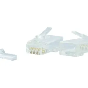 Сетевой коннектор C2G RJ45 Cat6 Modular Plug - для кабелей 24/26AWG, позолоченные контакты