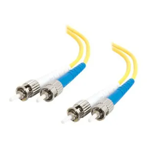 Аксессуар: Оптоволоконный патч-кабель C2G ST-ST Duplex Singlemode 9/125 OS1 PVC Yellow, 4 метра