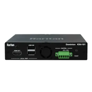 KVM-переключатель Raritan Dominion KX IV-101 1-порт 4K Ultra HD KVM-over-IP, Rack-mountable 1U